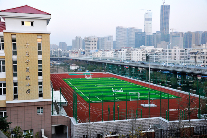 青島寧夏路小學(xué)中央空調(diào)系統(tǒng)工程